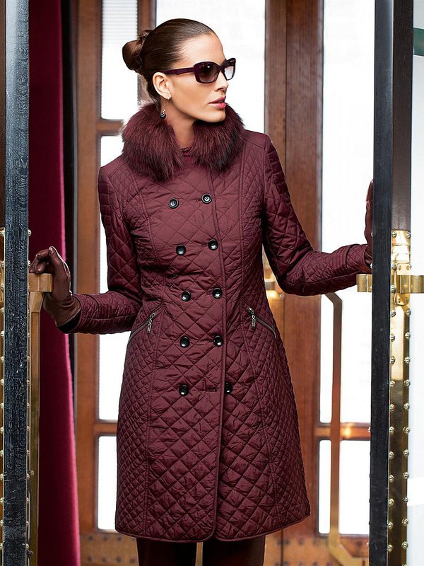 Manteau bordeaux bourgogne