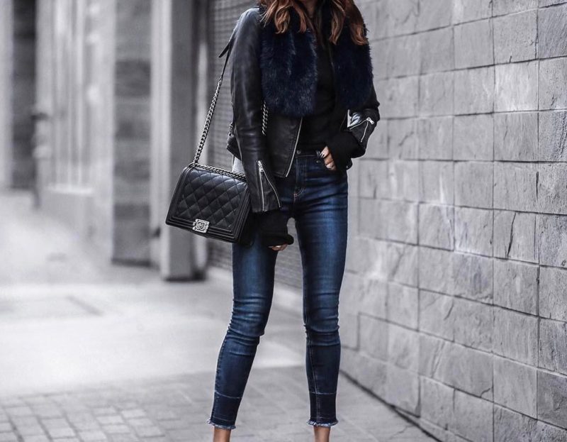 Fille en jeans