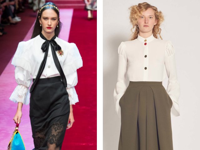 Blouses à la mode pour femmes: photo 2024