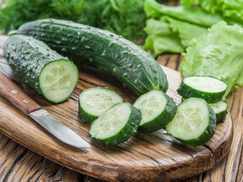 Cucumber face mask