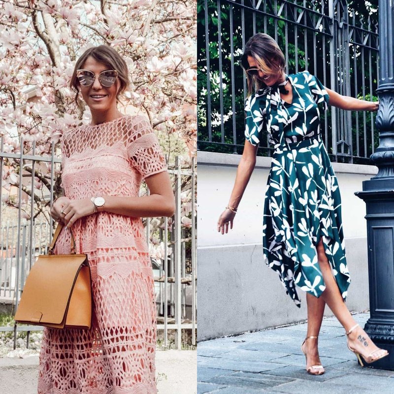 Des looks délicats en robes de printemps