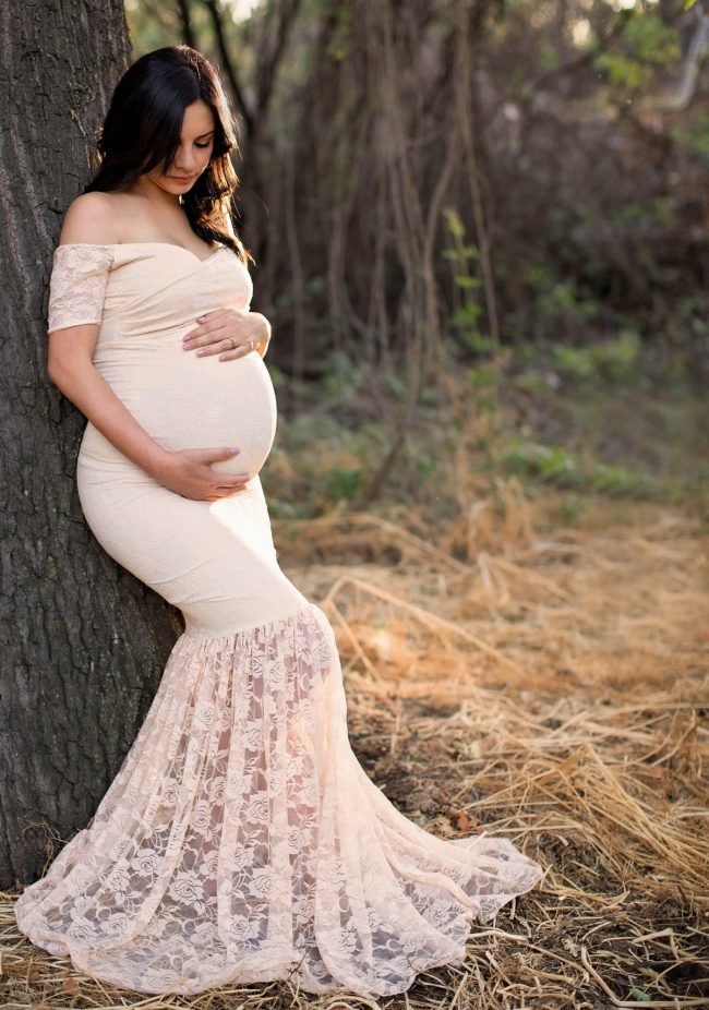 Robe de mariée en queue de poisson