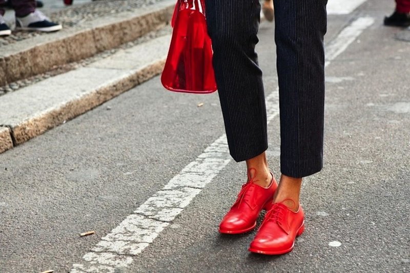 Mocassins rouges