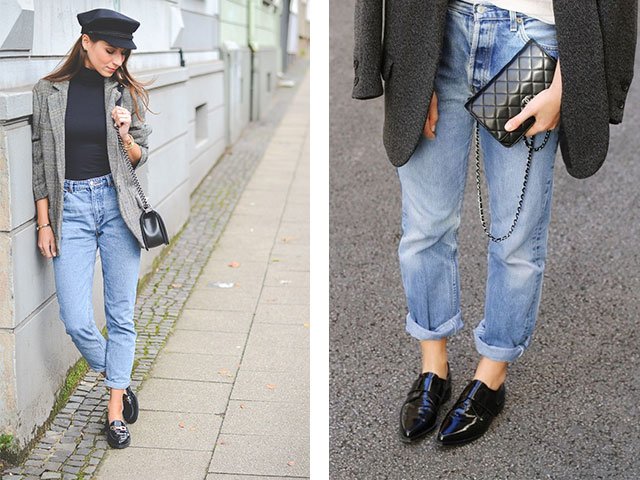 Look quotidien avec des mocassins