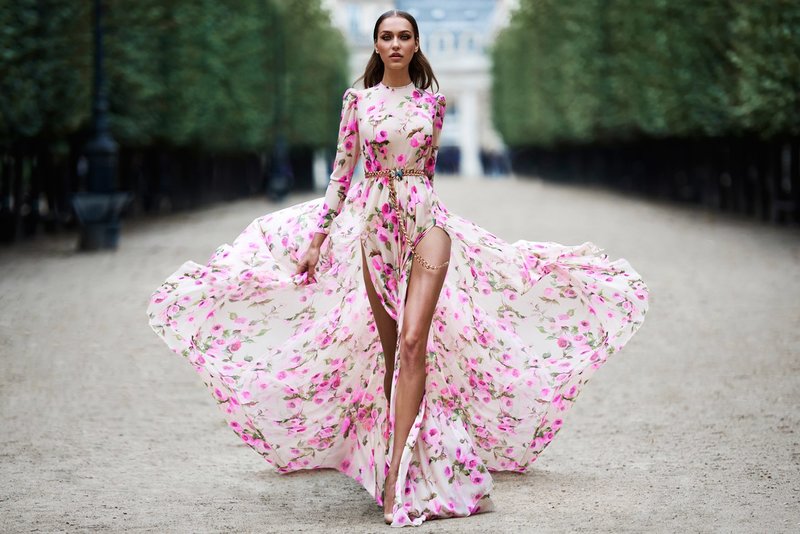 Robe d'été au sol