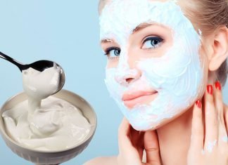 Masque de crème sure