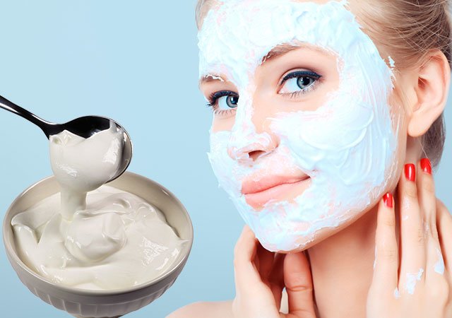 Sour cream face mask