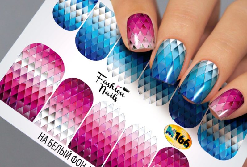 Geometric ombre