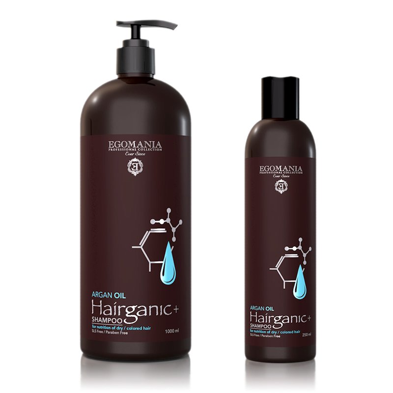 Egomania Shampoo Argan Oil para sa Dry at Kulay na Buhok