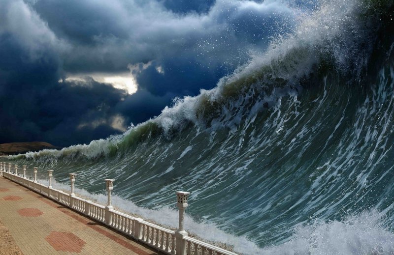 Lieu d'inondation dans un rêve