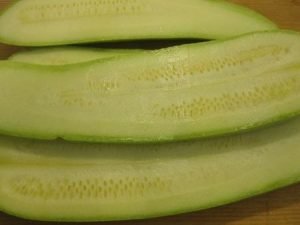 Zucchini salad Ang dila ng biyenan