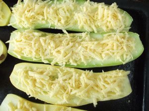 Courgettes au fromage