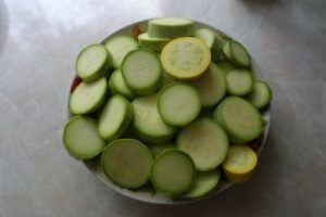 Courgette à la pâte