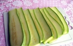 Rouleaux de courgettes