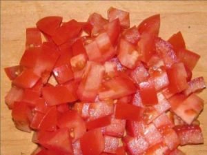 Salade de haricots aux bâtonnets de crabe