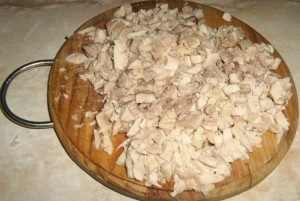 Salade de tortue au poulet et aux noix