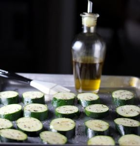 Courgettes au four