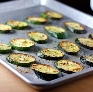 Courgettes au four