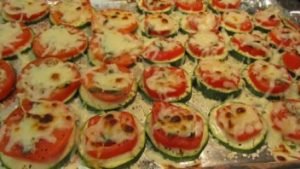 Courgettes aux tomates et au fromage