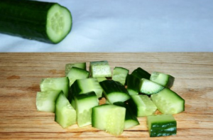 Salade de radis et concombre