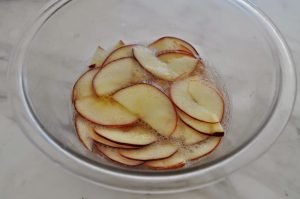 Roses de pommes en pâte feuilletée