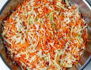 Coleslaw para sa taglamig