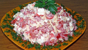 Salade De Mer Rouge Aux Poivrons