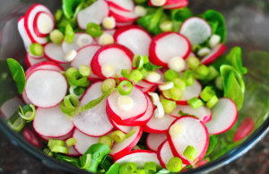 Radish at Cucumber Salad