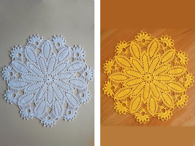 Serviettes en crochet pour débutants