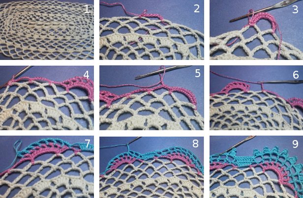 Serviettes en crochet pour débutants