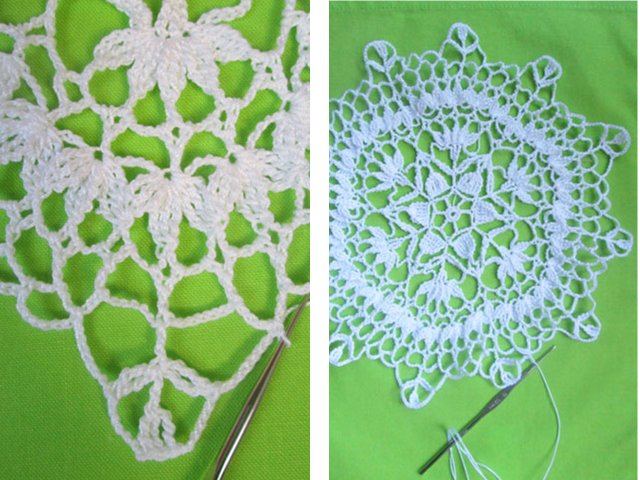 Serviettes en crochet pour débutants