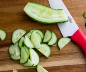 Tomato at Cucumber Salad