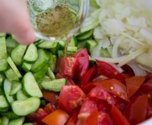 Salade De Tomates Et De Concombre