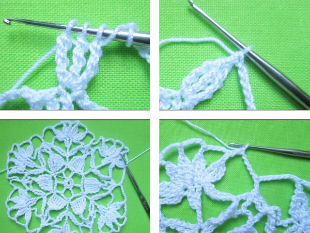 Serviettes en crochet pour débutants