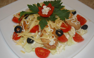 Salade préférée au poulet et au chou de Pékin