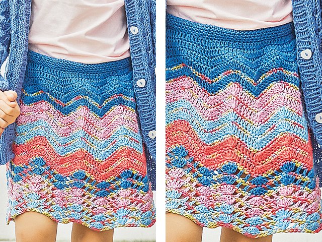 Comment crocheter une jupe pour une femme et une fille?