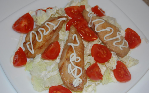 Salade préférée au poulet et au chou de Pékin