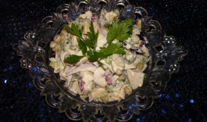 Chicken at Keso Salad: Recipe