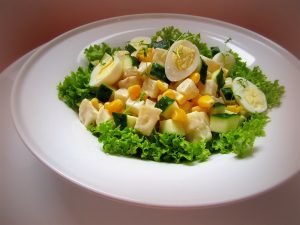 Celery at Sweet Corn Salad