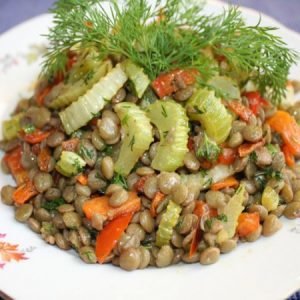 Mainit na Lentil Salad Chi-Chi