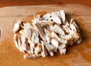 Cần tây và salad gà