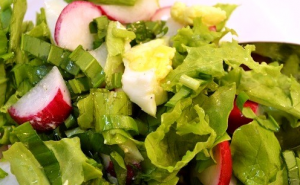 Radish Salad na may Egg