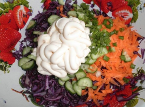 Red salad salad