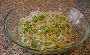 Coleslaw at Green Peas Salad