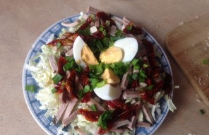 Salade de viande de chou de Pékin