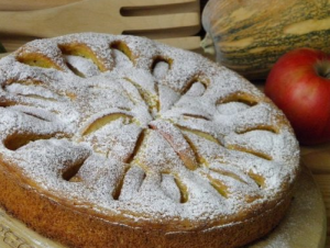 Tarte à la citrouille aux pommes