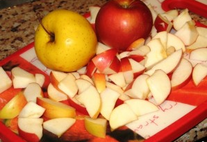 Tarte aux pommes maigre