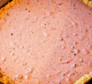 Tarte au fromage cottage aux bleuets