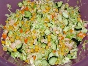 Pinausukang Salad na Sobrang Sobra