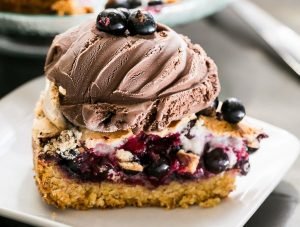 Blackcurrant Shortcake